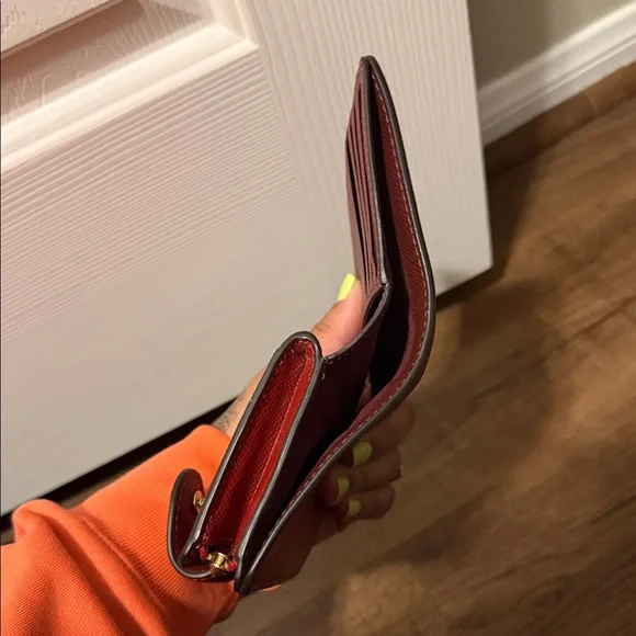 Coach Scarlet Leather Wallet - Picture 5 of 5